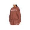 Fear of God Essentials Heavy Fleece Vintage Shrunken Hoodie Crimson Men Tops Red 192BT246216F