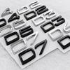 3D Auto ABS  Badge Emblem Sticker for Volvo D2 D3 D4 D5 D6 D7 Logo V40 S40 S60 S70 S80 V50 Exterieur Accessoires