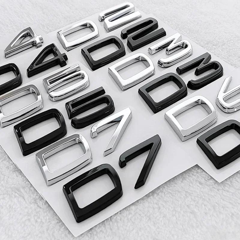 3D Auto ABS  Badge Emblem Sticker for Volvo D2 D3 D4 D5 D6 D7 Logo V40 S40 S60 S70 S80 V50 Exterieur Accessoires