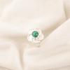 Malachite Gemstone Ring Jewelry, 925 Solid Sterling Silver Ring Jewelry, Handmade Artisan Jewelry For Wedding Gift