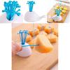 Premium Quality Whale Holder With 16 Decorative Forks For Fruits And Vegetables