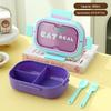 Set Fibbia Portatessere per Pranzo e Borraccia - Scatola Pranzo Bento in Acciaio Inossidabile per Lavoratori d'Ufficio