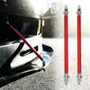 2PCS 8"-11" Adjustable Front Bumper Lip Splitter Diffuser Strut Rod Universal Bumper Lip Support Rods Compatible with Most Car Vehicles (Red)