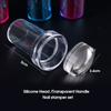 1 Set Silicone Nail Stamper Stamping Kits Scraper French Manicure Soft Transfer Printing for Nail Polish Templates Tools