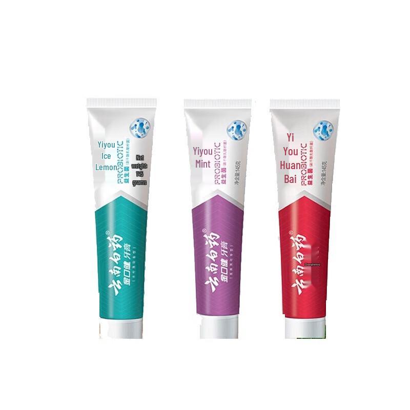

Yunnan Baiyao Probiotic Toothpaste 3-Pack