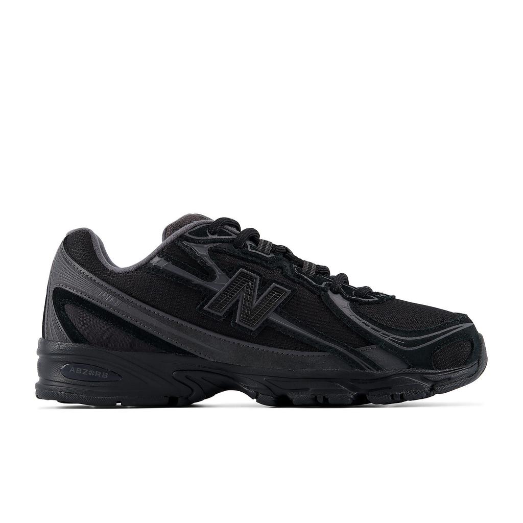 New Balance 740 Sneakers Suede Textile Black