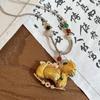 Brocade New Chinese Style Necklace Hanging Rope Horse Face Skirt Accessory  Women