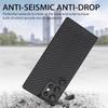 Für Samsung Galaxy S23 Ultra Hülle Kohlefaser Textur PU+PC+TPU Handyhülle