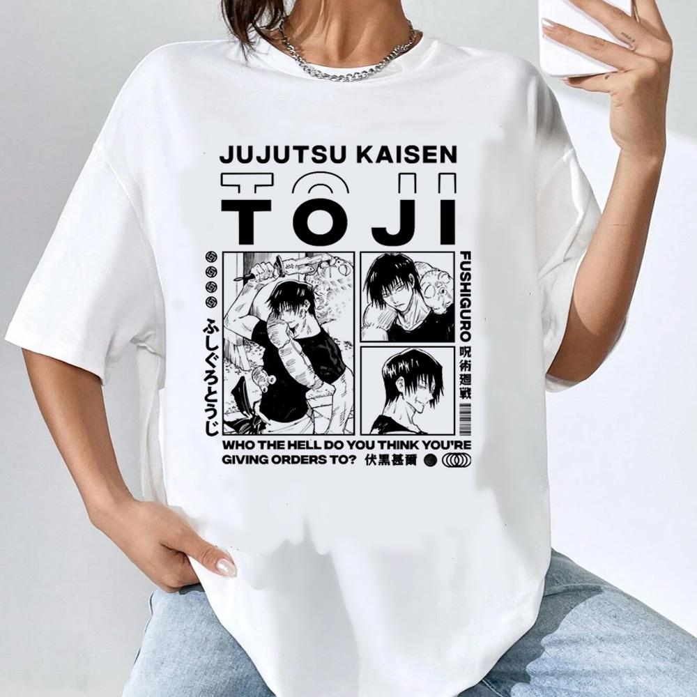 Jujutsu Kaisen FUSHIGURO TOJI Bedrucktes T-Shirt Unisex und Damen T-Shirt Unisex Top Sport T-Shirt Unisex T-Shirt Harajuku Y2K Tee