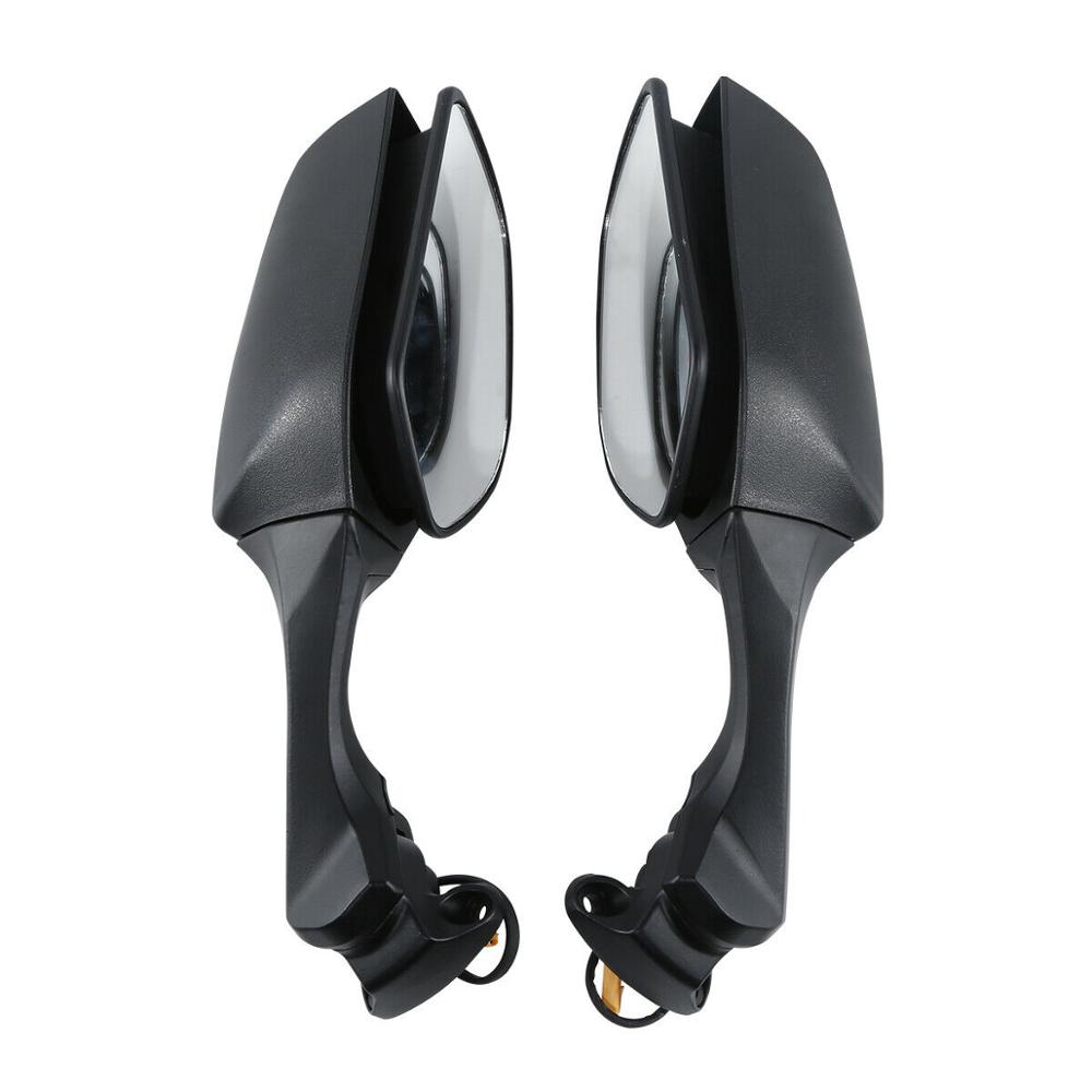 Motorcycle Rear View Mirrors LED Turn Signal For Kawasaki Ninja ZX10R 2016-2023 2018 19