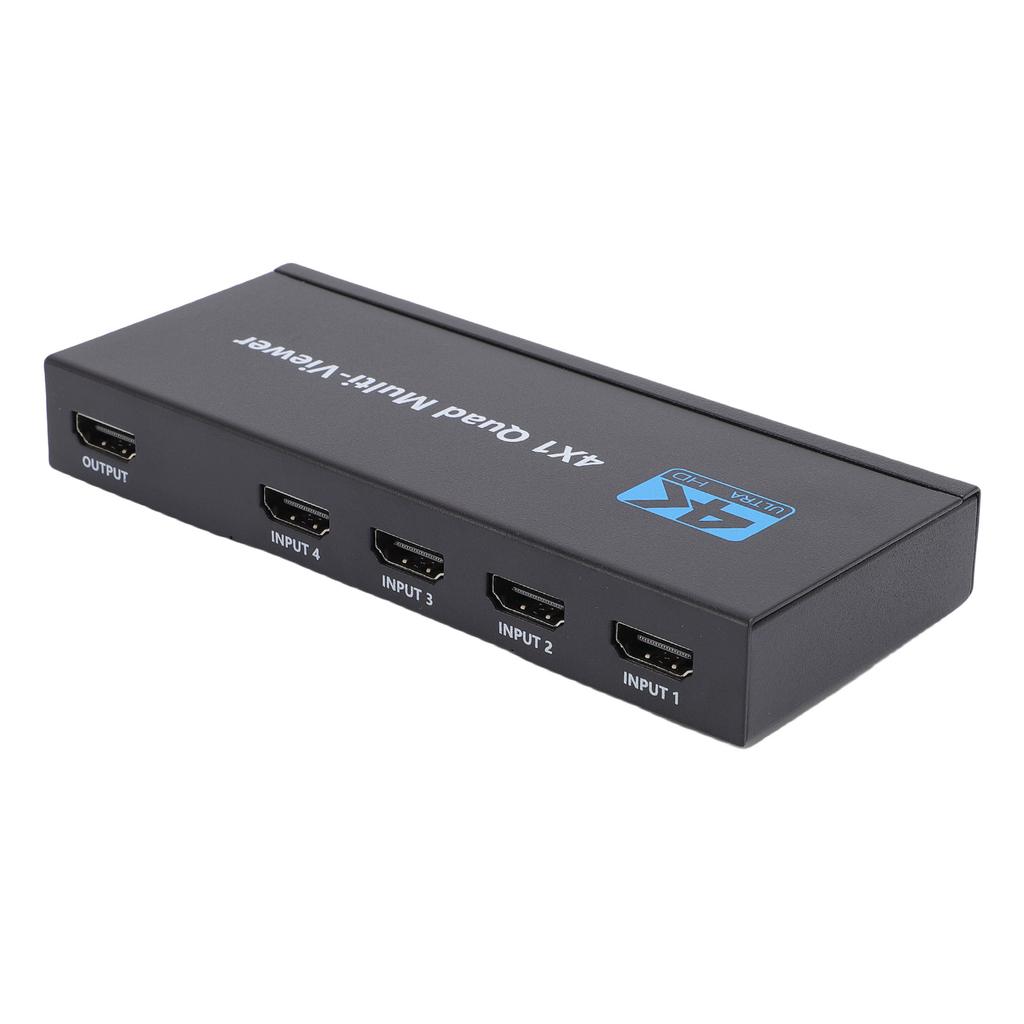 4K HD Multimedia Interface 1.4 Switch 4 Port HD Multimedia Interface Switcher Switch Box for TV Gami