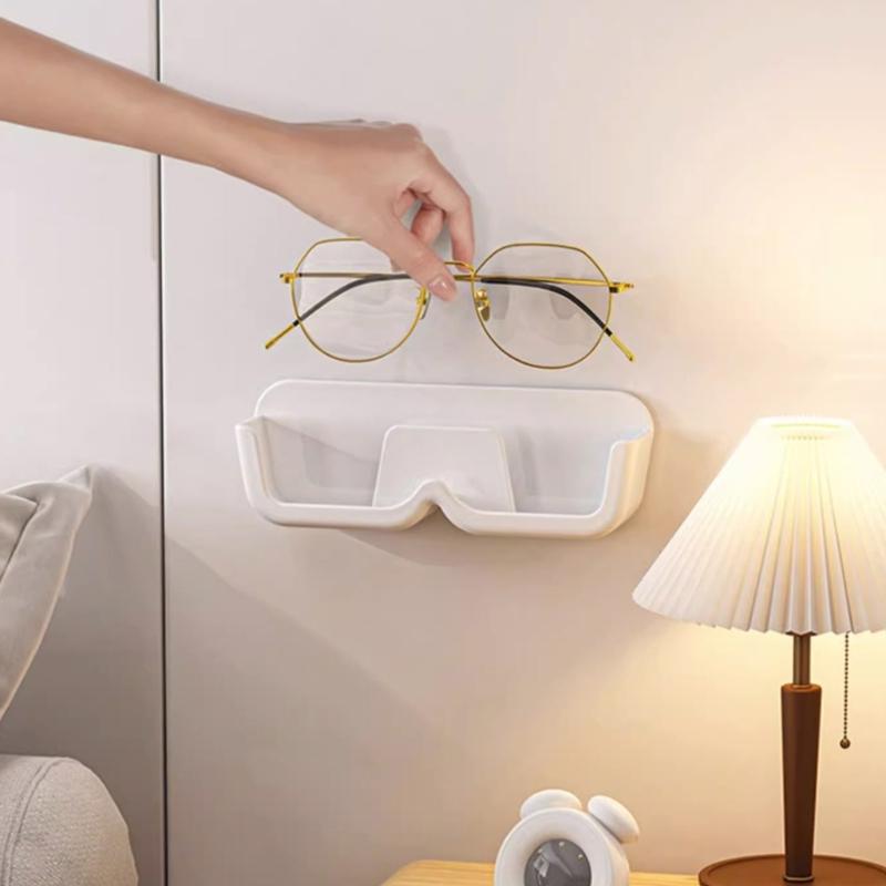 6PCS Window Glasses Storage Case Wall Mounted Glasses Organizer Box for Eyewear and Sunglasses Displaying Tool