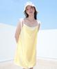 SWEET BITTER Ribbon Terry Dress_Yellow