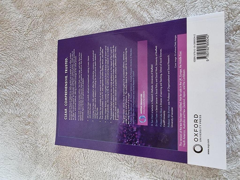 [USED] SOCIAL RESEARCH METHODS - Alan Bryman