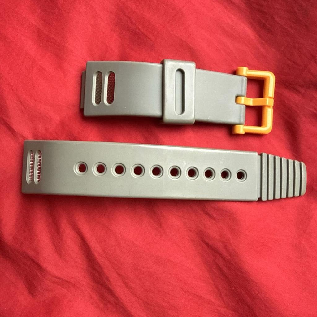CASIO 90s Gray x Yellow Strap Product Made in Japan DW-002 G-SHOCK Compatible DW-001