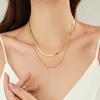 Snake Bone Chain Niche Versatile Necklace Women's Premium Collarbone Chain
