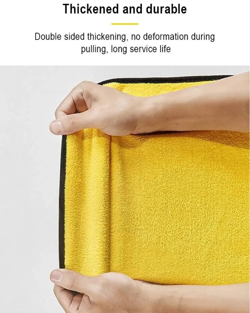 Car Wash Microfiber Towel 30x30/60CM Car Cleaning Drying Cloth Hemming Car Care Cloth Detailing Car Wash Towel