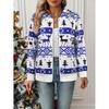 Womens Casual Zip-Up Jacket With 3D Letter Print Fashion Lightweight Outerwear Daily Wear