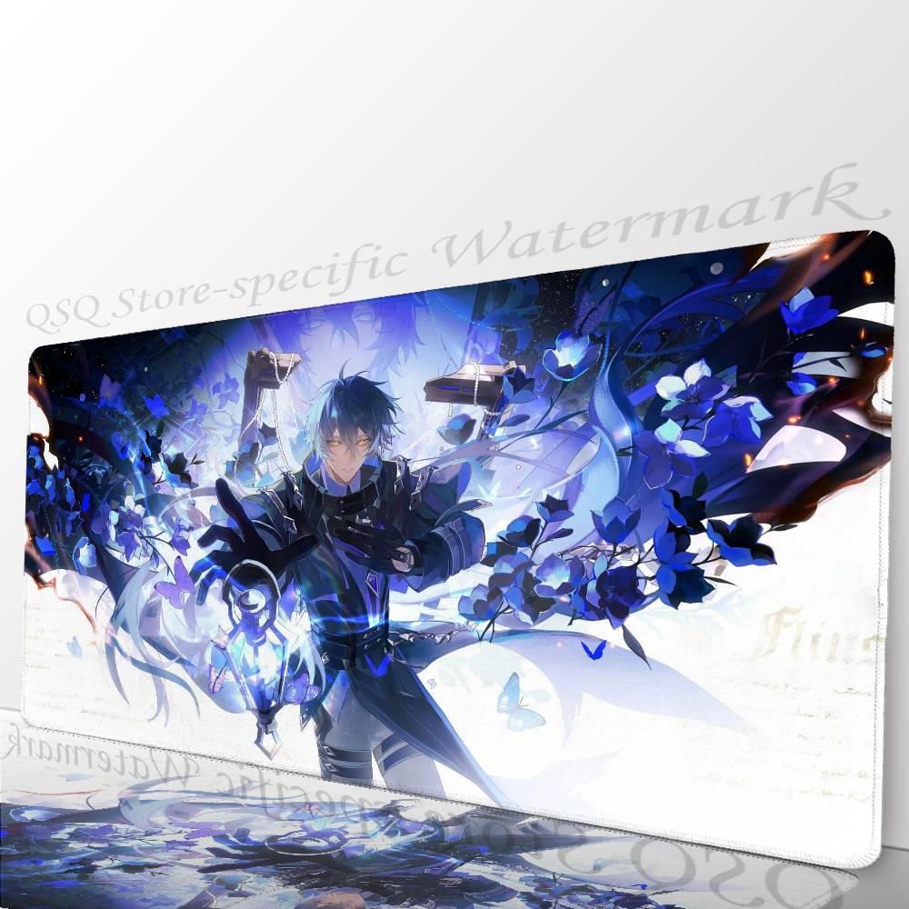 

Kyryll Chudomirovich Flins Genshin I-Impact Anime Mousepad Non-slip Suitable For Office Computers Laptops E-sports Game Desk Ma LockEdge700x300x2mm