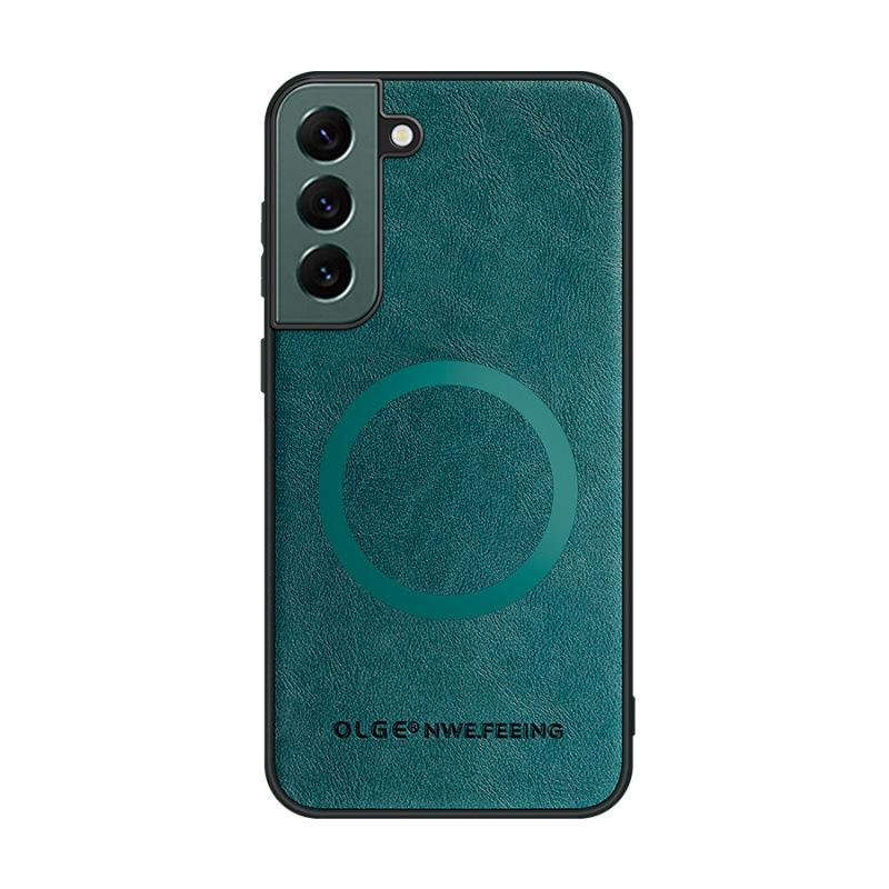 

Suitable for Samsung Galaxy S22 Mobile Phone Case S22 Cow Pattern Leather Case Magsafe Magnetic Suction Vehicle S22 Ultra Samsung GalaxyS22FE