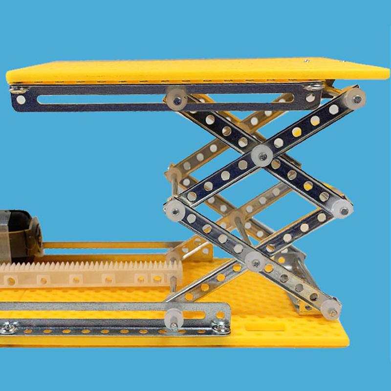 Modelo de Plataforma Elevatória Elétrica com Controle Remoto Brinquedo Científico para Crianças Aprendizagem de Tecnologia Física Brinquedos Educacionais para Crianças