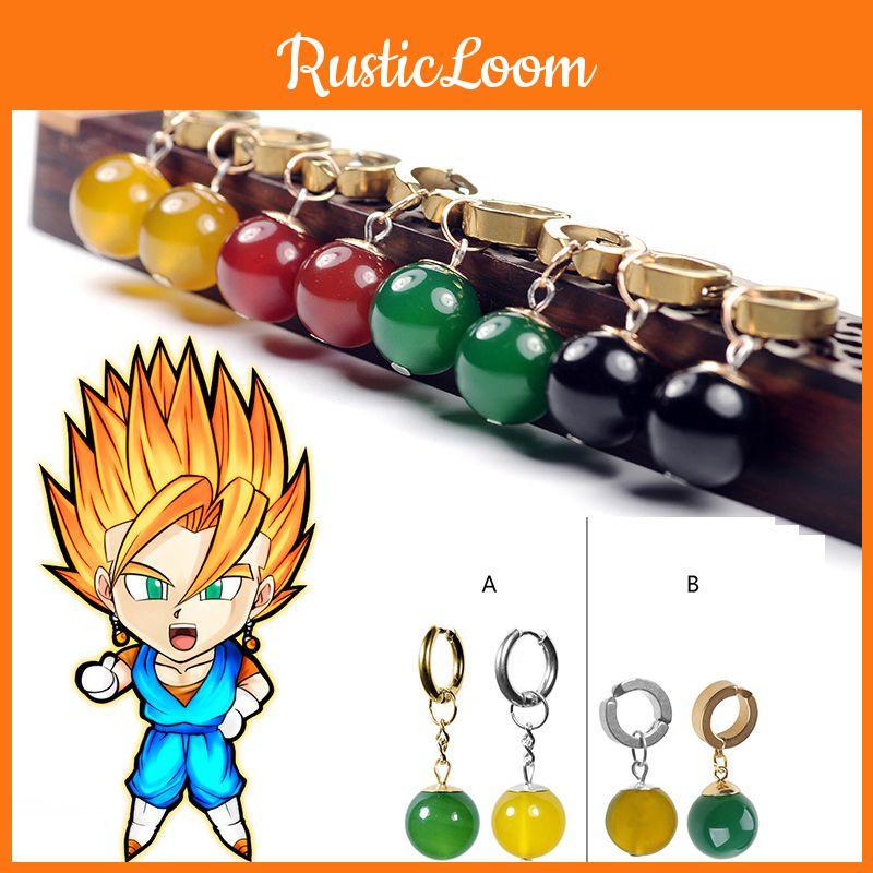 Cosplay As Goku Black With These Light-weight Agate Earrings