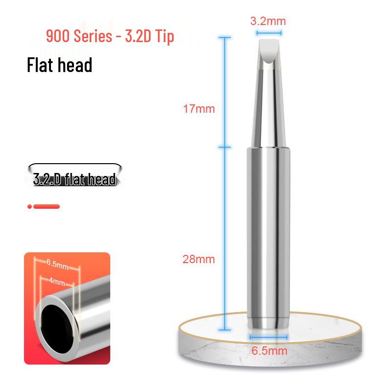 900 High Temp 400°C Soldering Iron Tip for 936 Station - Internal Heat, Constant Temp, K Horseshoe Tip