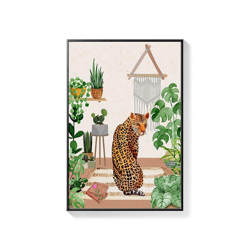 Bathroom Decorative Painting Cat American Retro Toilet Bathroom Canvas Painting Wall Art Poster for Modern Bathroom Home Decor