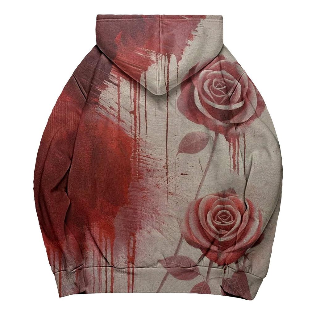 Women's Fashion Hooded Long Sleeve Sweatshirt for Casual Wear