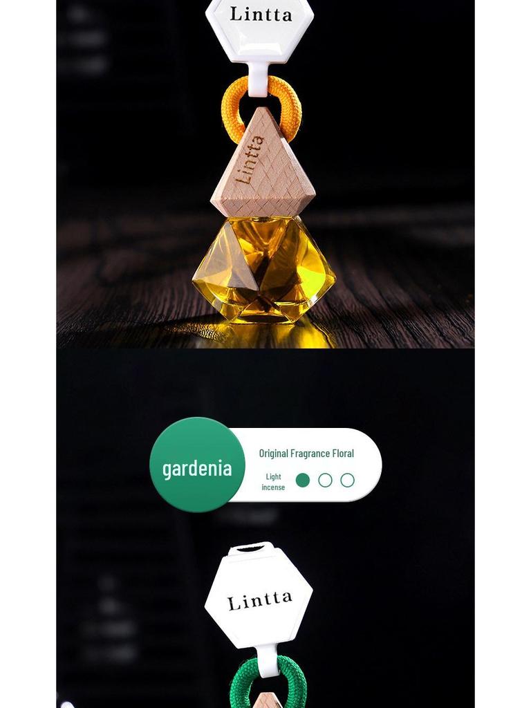 Long-lasting Car Pendant Air Freshener - Premium Fragrance Essential Oil for Interiors