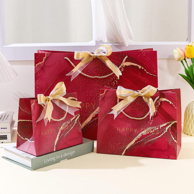 ZISIZ Large Paper Gift Bag for Clothing