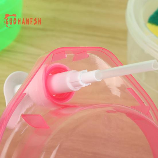 1000ML Convenient Soap Dispenser with Sponge Holder, No Waste, Prevents Dripping, Large Capacity, Home Supplies