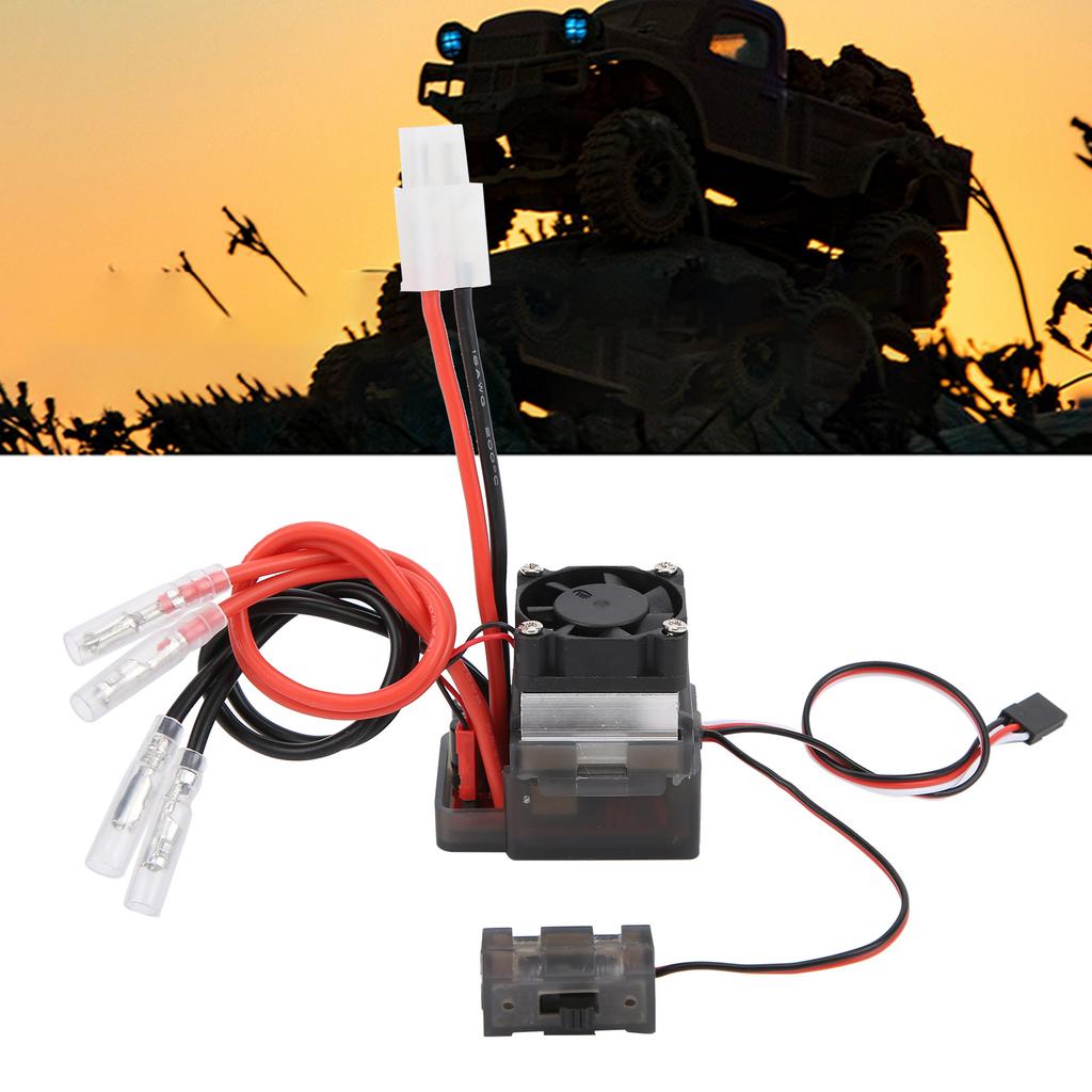 7.216V 320A High Voltage TwoWay Brush ESC for RC Vehicle Ship Model RC Accessory