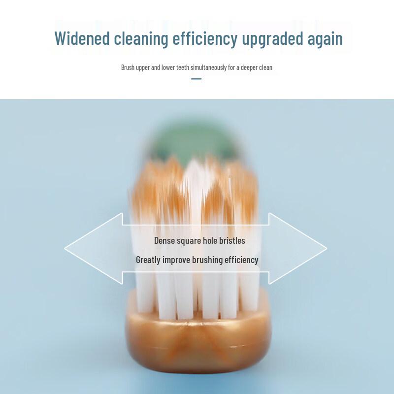 Qijing Sam's Style Adult Soft Bristle Toothbrush Set