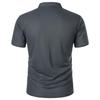 New Men's Fashion Slim Fit Short-Sleeve Solid Color Summer T-Shirt