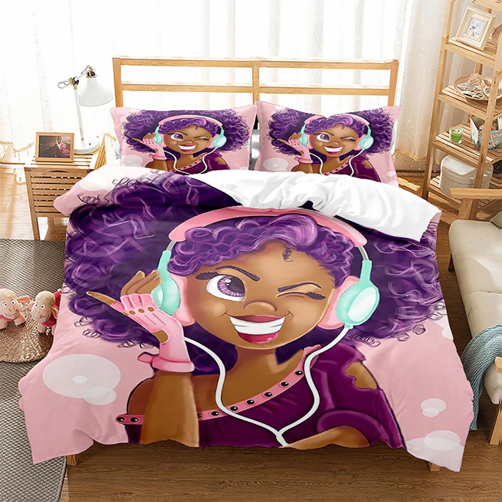 Moda teknoloji baskısı, 3D dijital baskı, nevresim takımları, yorgan kılıfları, yastık kılıfları, üç parçalı setler