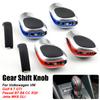 For VW Golf MK6 MK7 R GTI Passat B7 B8 CC R20 Jetta MK6 GLI DSG Gear Shift knob With Leather Gearbox Shift Lever Cover