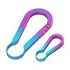 Mini Creative EDC Tool Backpack Buckle Hanging Buckles Small Large Buckle Titanium Keychain