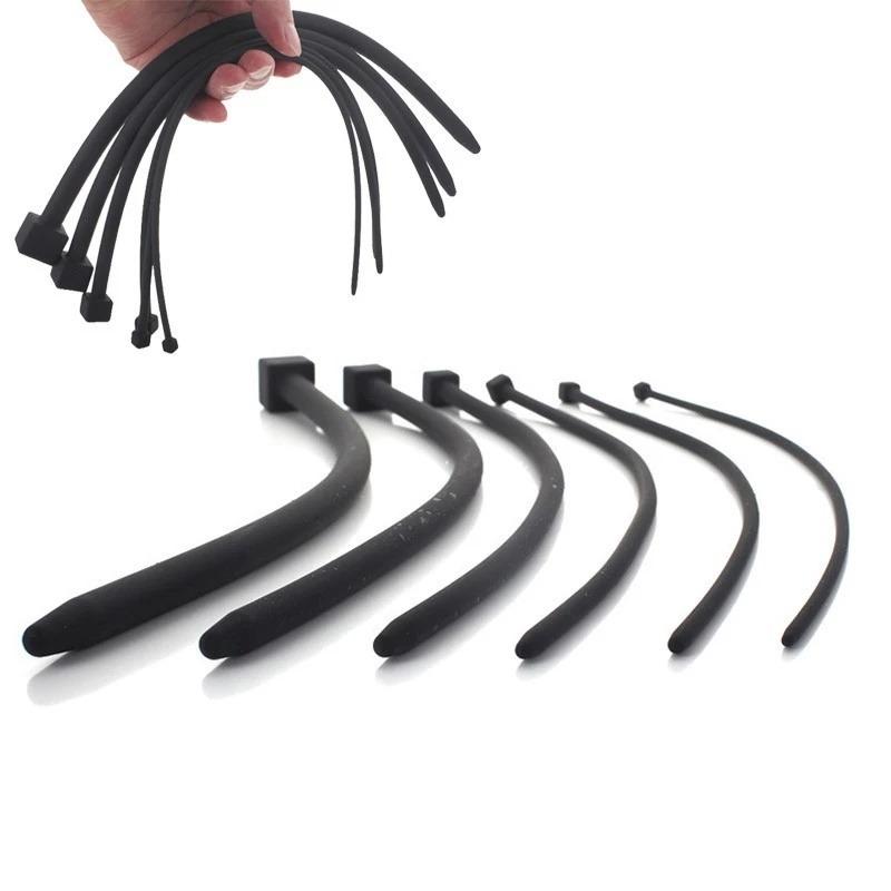 1 Stück Weiches Silikon Urethralsound Pilzkopf Keuschheitsgerät Urethrale Dilatatoren Penis Plug Dehnung Männliche Katheterröhrchen