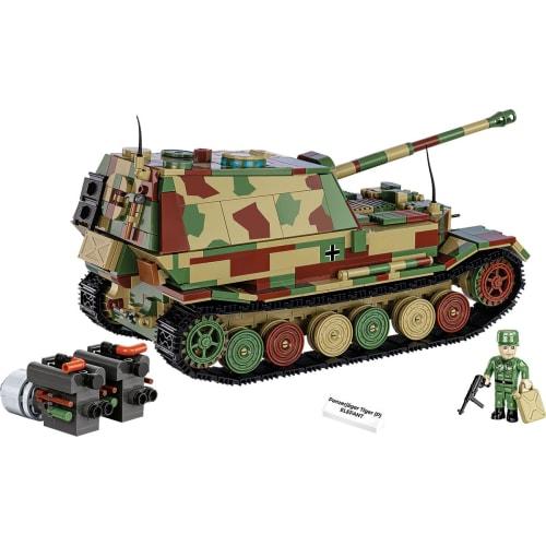 COBI 2582 Panzerjager Tiger Elefant HC WWII 1:28 Brick Model Tank 1252pcs