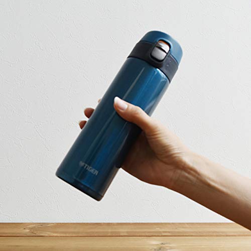 Tiger Vacuum Bottle (TIGER) Mug Bottle, Marine Blue, 480ml, Sahara, MMJ-A481-AM