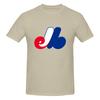 Vintage Baseball  Montreal Expos  Standard American Retro Tshirt Minimalist Commuting Fashion Sense Shirt