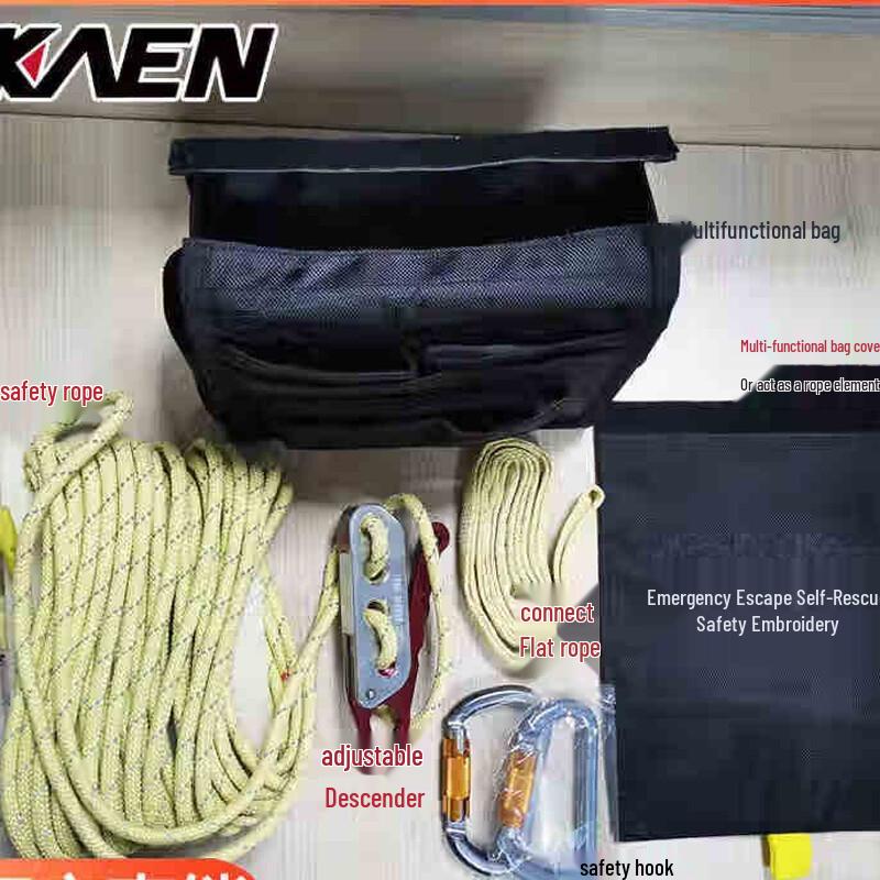 KA EN Emergency Self-Rescue Rope Kit