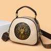 Exquisite Hand-Tooled PU Bag with Deer Design – Vintage-Inspired Crossbody and Top-Handle Bag for Women