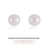 S999 Sterling Silver Freshwater Pearl Stud Earrings with Anti-Clogging Needle for Women.