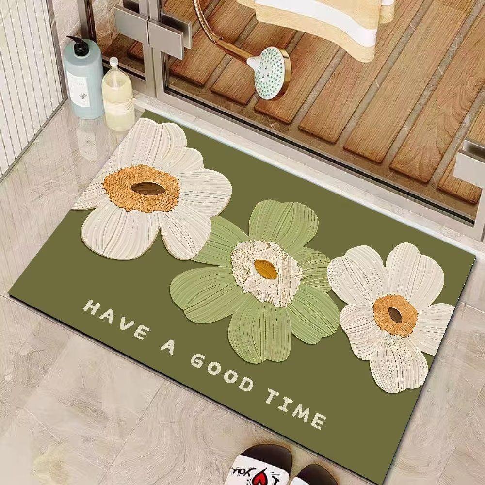 Absorbent floor mat Quick-drying bathroom Bathroom Household entrance Premium non-slip foot mat Toilet diatom mud cushion