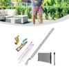 24" Hochdruck-Kühlkörperreinigungsstabwerkzeug - 4500 PSI für schwer zugängliche Stellen Gartenwerkzeugzubehör Haushaltswaren