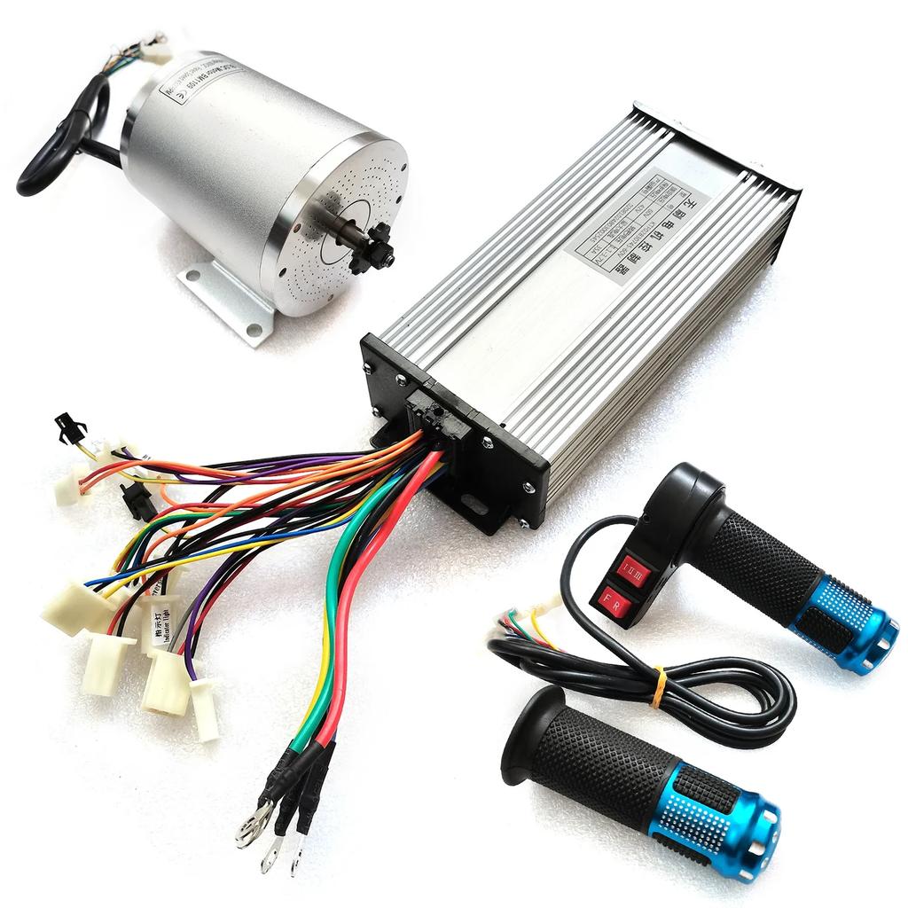 Elektrischer bürstenloser DC-Motor-Kit Hochgeschwindigkeits-Motorcontroller Geeignet für Elektroroller und Elektromotorräder 2kW