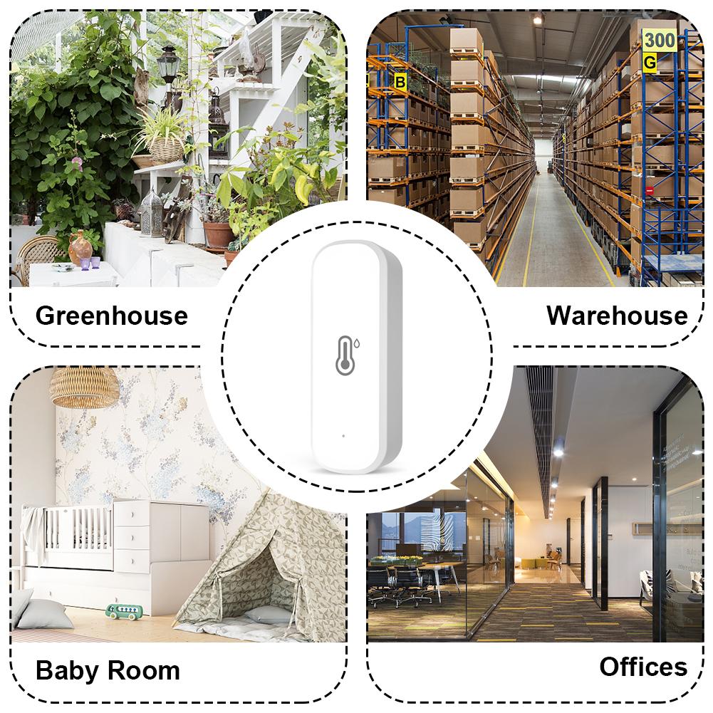 

Термогигрометр 70*24*19мм AAA*2 Детектор влажности wifi