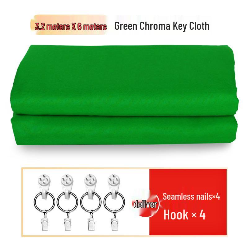 Blue and Green Screen Backdrop for Photography and Live Streaming with Stand